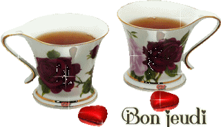 Gif animé Bon jeudi café